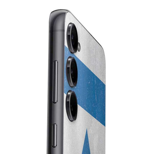 Israel Flag Distressed Galaxy S25 Skin